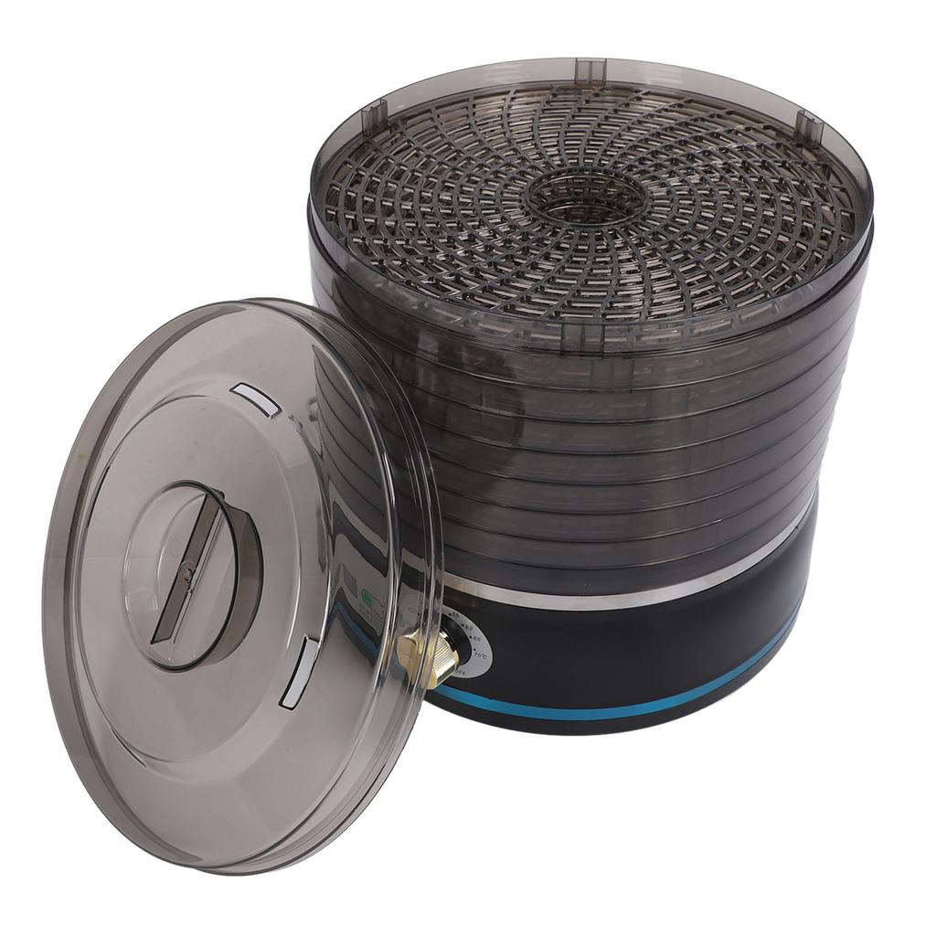 Черный 8-слойный аппарат для сушки продуктов питания DIY, электрический аппарат для сушки продуктов питания и фруктов