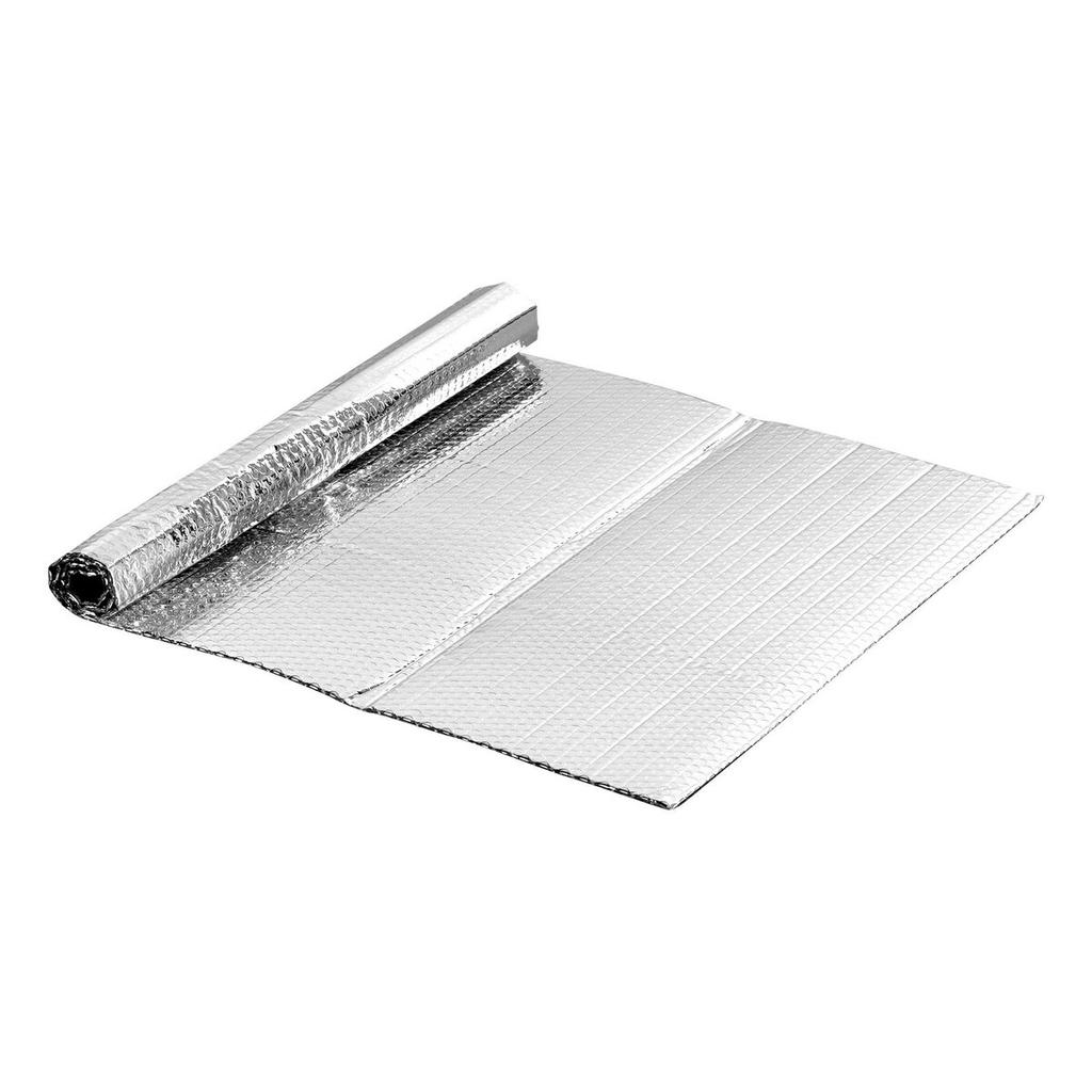 Double Reflective Insulation Sheet, 16PCS Double-Sided Aluminum Foil Radiant Barrier, 6mm 1.22 m x 0.61 m, Dual-Layer Air Bubble Heat Reflective