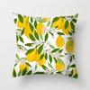 Home Decor Yellow Lemon Pattern Summer Cushion Cover Pillow Sofa Decorative