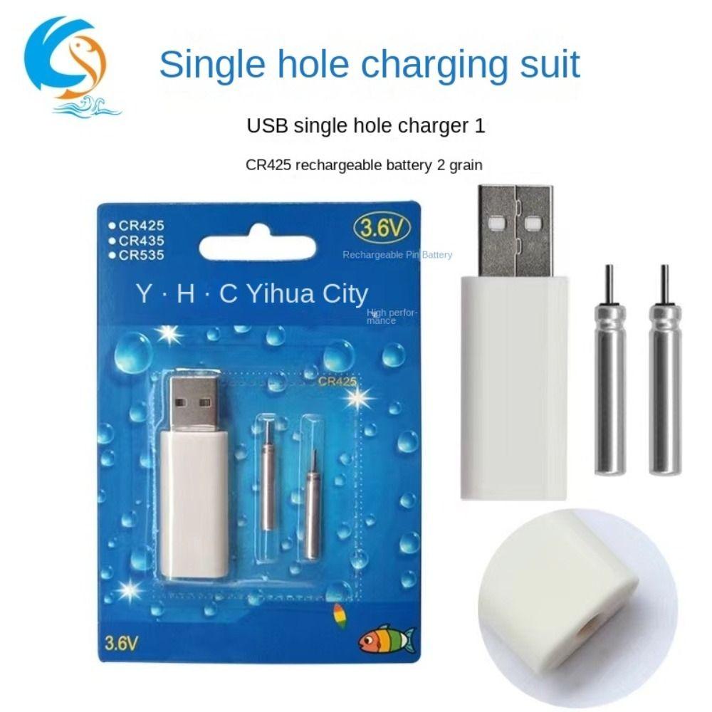 1/2 Отверстия USB Зарядное Устройство Аксессуары Для Ночной Рыболовли Электронные Поплавки Аккумуляторы Океаническая Рыбалка