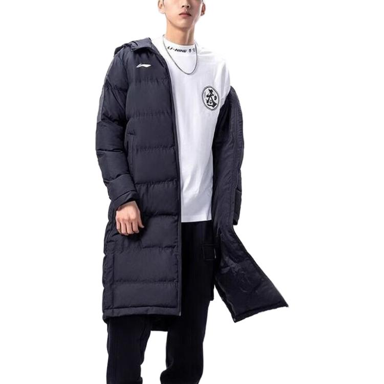 Мужская пуховая куртка Li Ning Черная YFMT005-1