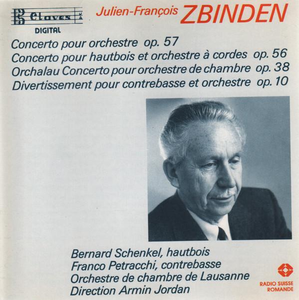 CD ЖЮЛЬЕН ФРАНСУА ЗБИНДЕН БЕРНАР С Концерты CD508919 Claves 1989 Швейцария Классическая Б/У