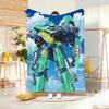 Retro Mecha Anime ZZEGAPAINS Throw Lightweight g Flannel Blanket Soft Skinfriendly for Summer Cooling