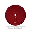 Красная юбка для рождественской елки 18,11 дюйма в диаметре, многоразовый круглый коврик-украшение для помещений