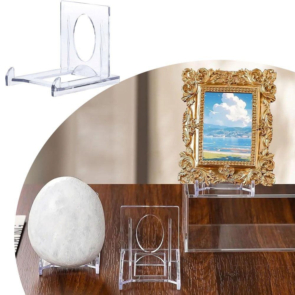 Acrylic Display Stand Clear Picture Frames Rack Wedding Home Decor Display Easels