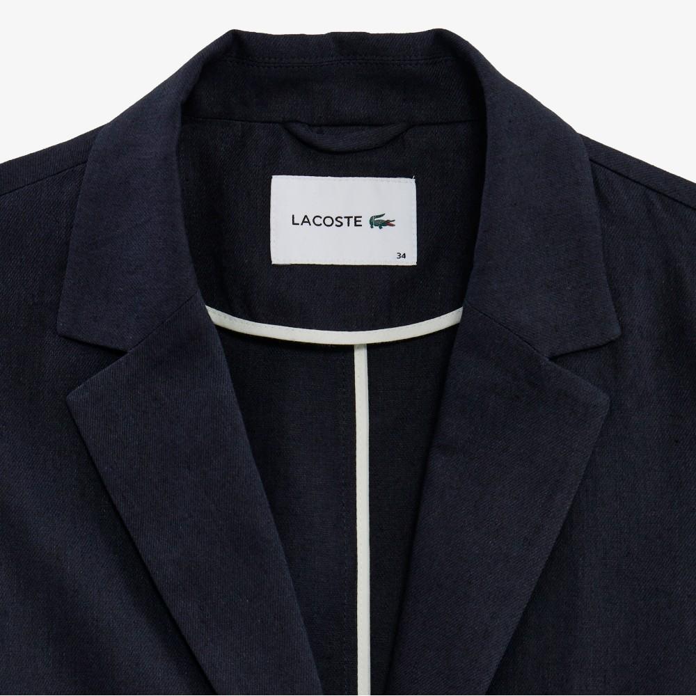 [Lacoste] Women's Linen Tailored Jacket BF721E-56G166
