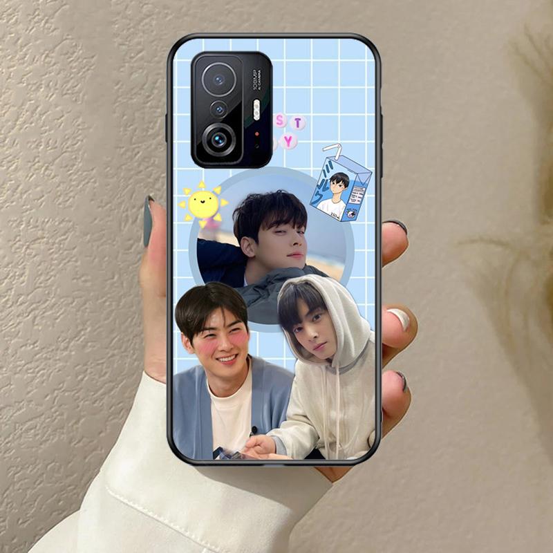 Чехол Cha EunWoo Eun Woo для POCO F5 F3 M5s C40 F4 GT X3 X4 X5 Pro Чехол для Xiaomi 12 13 Lite 11T 12T Pro 12X
