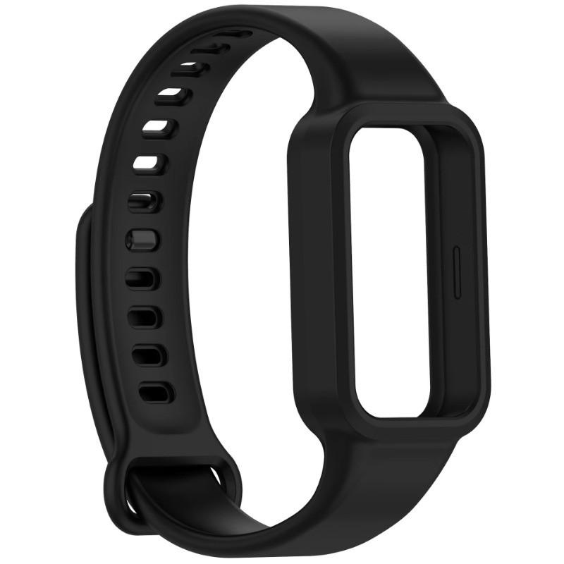 Силиконовый ремешок + защитная пленка для Xiaomi Mi Band 9 Active / Redmi Band 3 Ремешок Сменные ремешки Аксессуары