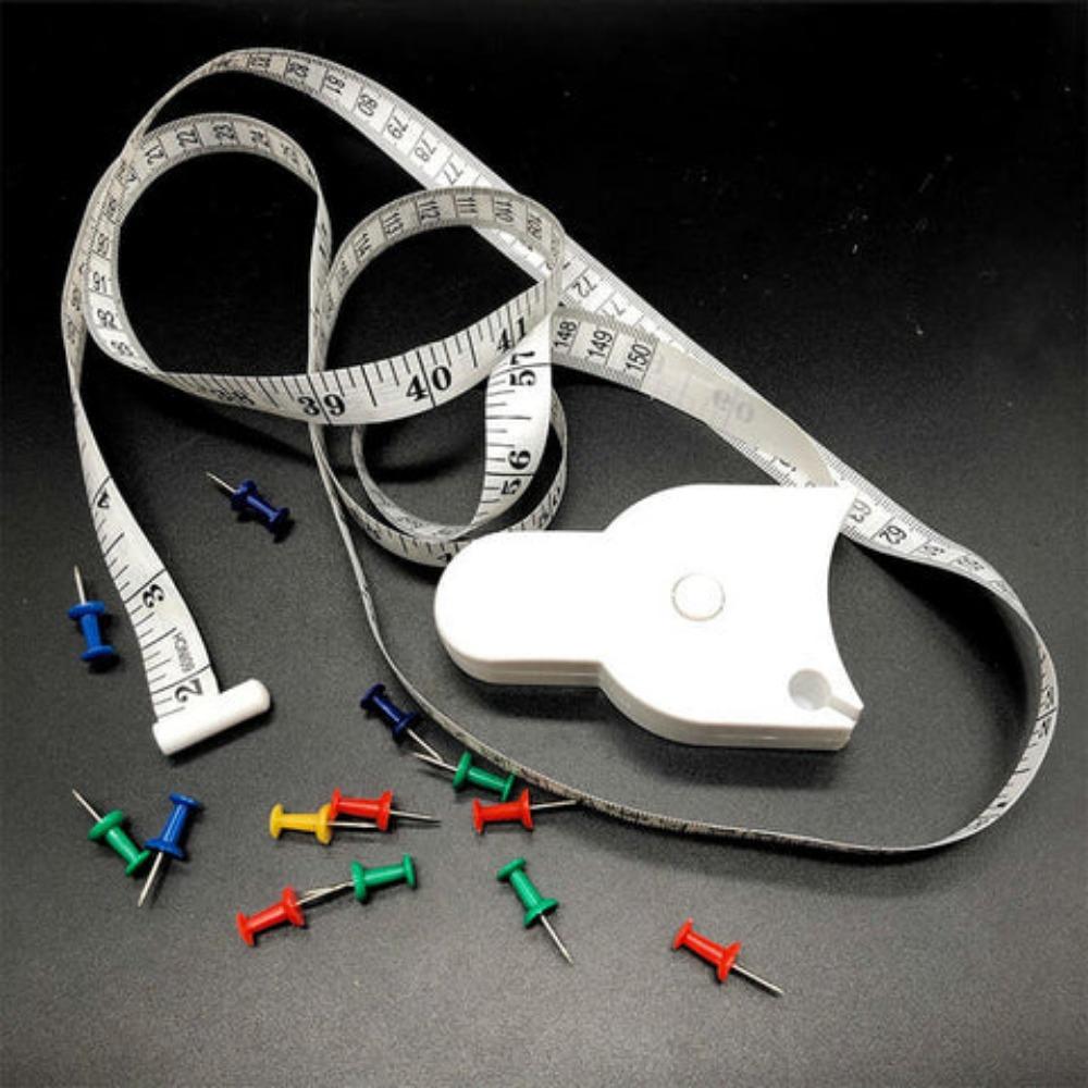 1 шт. Точная самозатягивающаяся измерительная линейка для тела - швейная и портновская измерительная линейка для пошива одежды - длина 150 см