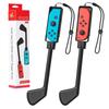 ATiC Mario Golf Rod for Switch, Super Rush Joy-Con Handle Grip, Compatible with Switch Joy-Con and Nintendo Switch OLED, Black Pair