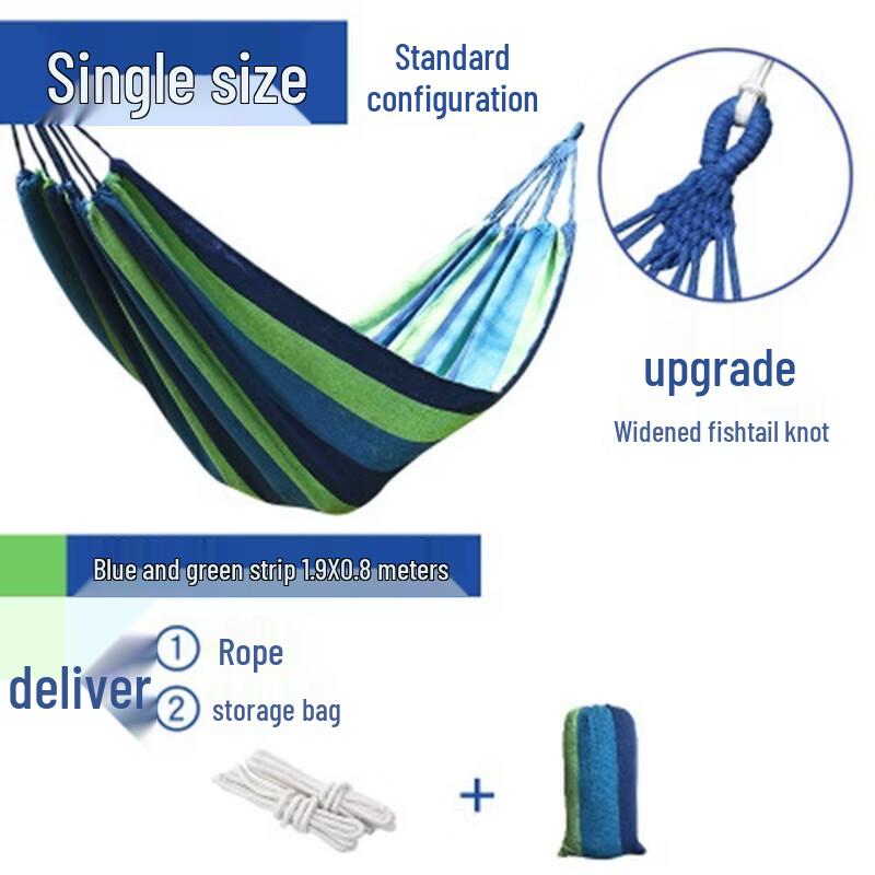 OLOEY Outdoor Canvas Hammock