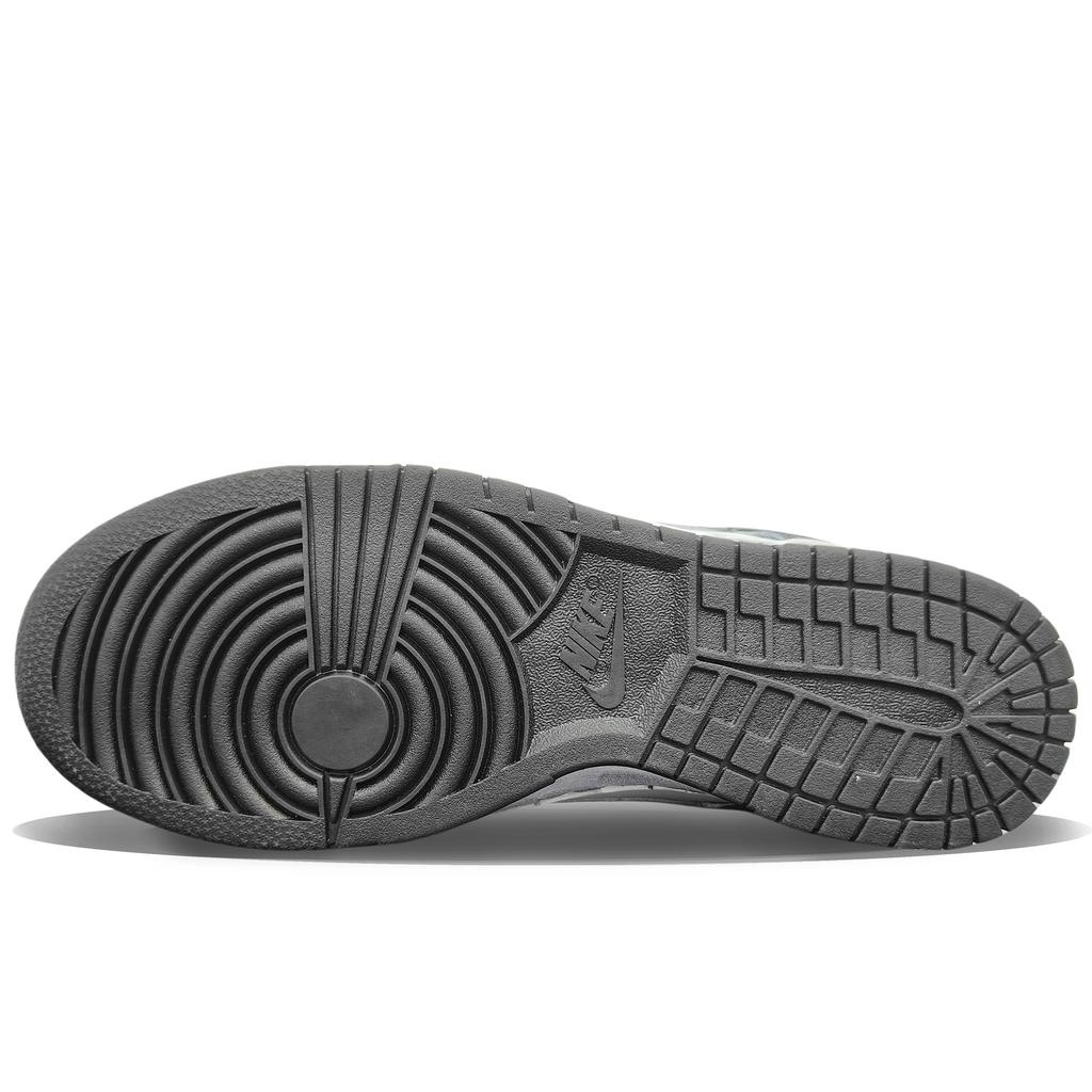 Nike Кроссовки Dunk Скользкие, Износостойкие, Легкие, Низкие, Для скейтбординга, Унисекс, Черно-серые DD1391-100(Команда501-)