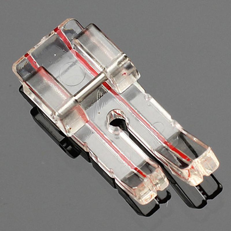 Пластиковая прозрачная лапка, прижимная лапка, направляющая лапка, аксессуары для домашней швейной машины