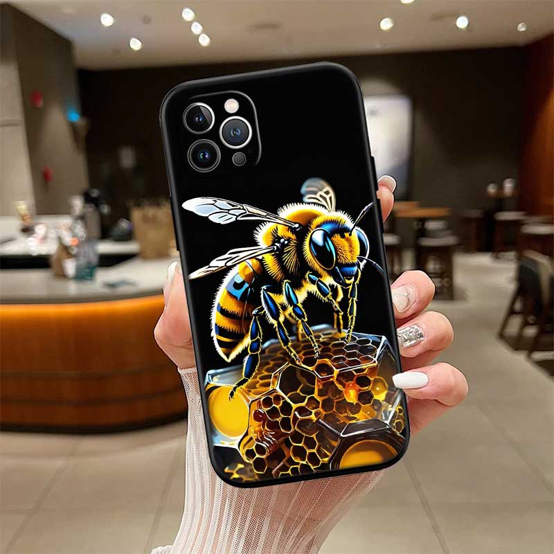 UP7 Art Bees Cartoon New High-End Shell Phone Case for Xiaomi Poco C40 C50 C51 C55 C65 C71 C75 F3 F5 F6 F7 M2 M3 Pro Ultra