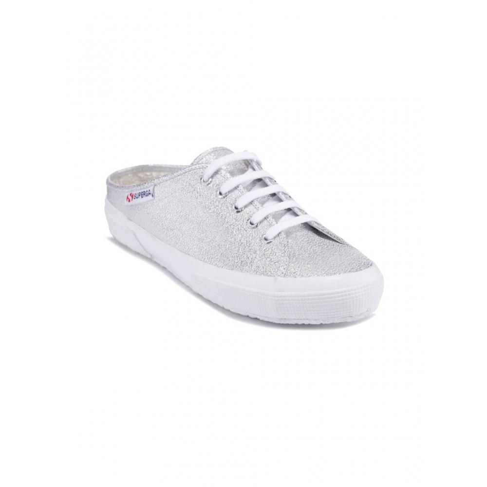 Superga S8117qw031 Superga 2401 телесные мулы с блестками серые