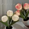 LED Tulip Lamp Night Simulation Flower Atmosphere Desk Light Room Table Decoration Lamp Valentine's Day Gift
