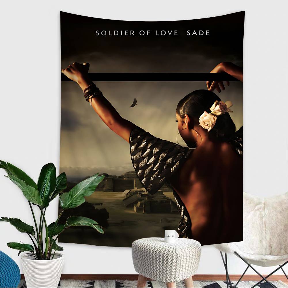 Band SSade Adu Singer Hanging Bohemian Tapestry Indian Buddha Wall Decoration Witchcraft Bohemian Cheap Hippie Wall Hanging