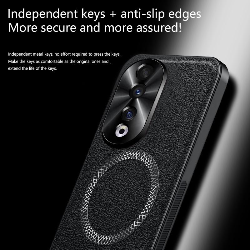Для Honor 90 90 Pro 90 GT кожаный чехол-книжка с полной защитой, магнитный, водонепроницаемый, противоударный, с защитой от отпечатков пальцев