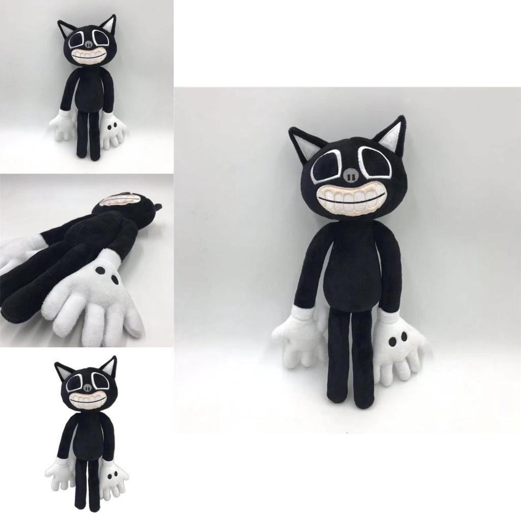 Серия Siren Head Плюшевая игрушка Черный кот Мягкая набивная кукла Идеально подходит для поклонников ужасов