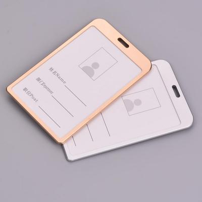 Алюминиевый держатель для визитной карточки с металлическим корпусом