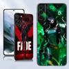 Черный силиконовый чехол для телефона Valorant Game для Samsung Galaxy S23 S21 S20 FE S24 S22 Ultra S10E S10 S9 S8 Plus