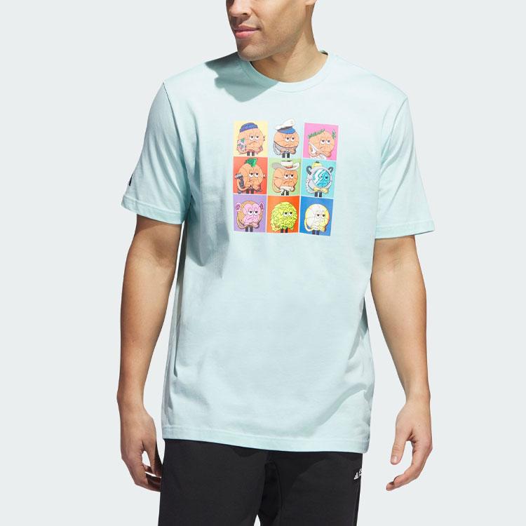 New Adidas T Shirt Men's Light Green IM4612