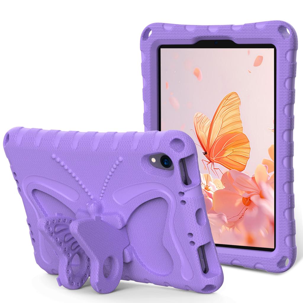 Cute Kids Case for IPad Mini 7 A17 Pro 8.3 Mini6 IPad Mini 5/4/3/2/1 (7.9") LightWeight Shockproof with Butterfly Stand Cover