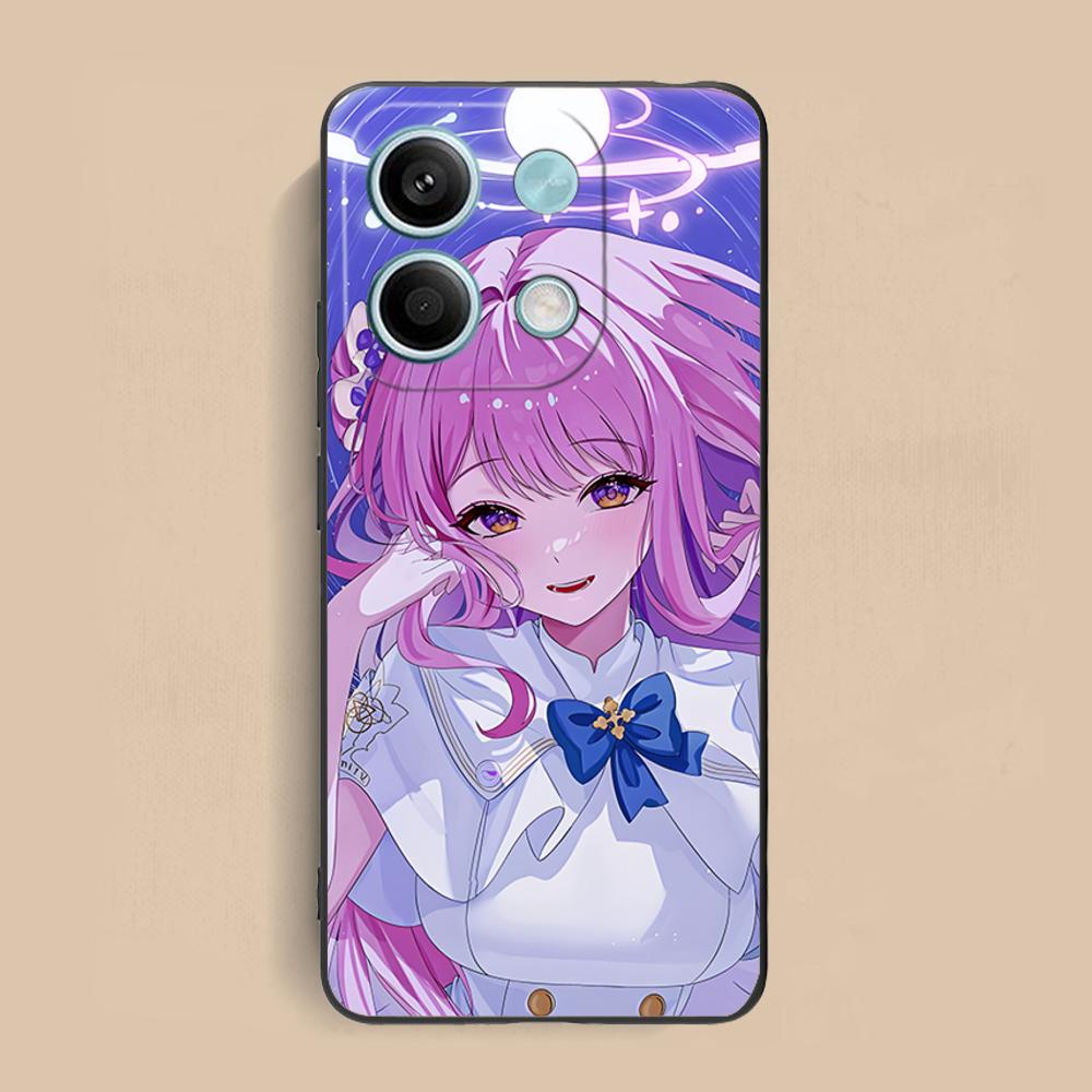 Blue Archive Misono Mika Matte TPU Mobile Phone Case for Xiaomi Redmi 15 14 13 12 A5 3 2 1 C Plus 4G 5G Colorful Printing Cover