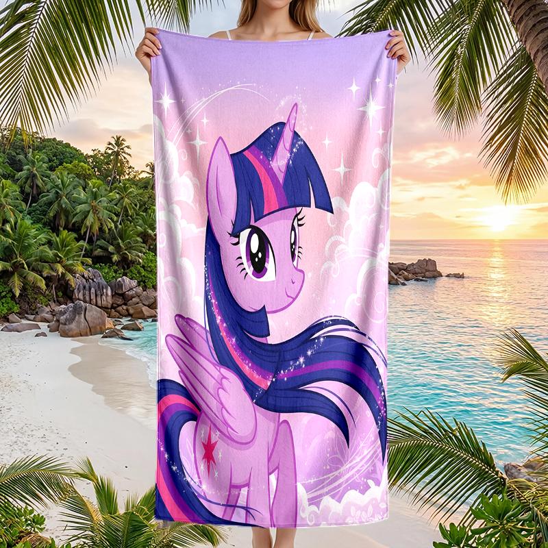 Twilight Sparkle Fashion Beach Towel: Ideal for Summer Adventures Soft, absorbent and quick drying suitable for swimming and bathing