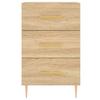 Nightstand Sonoma Oak 40x40x66 cm Particleboard