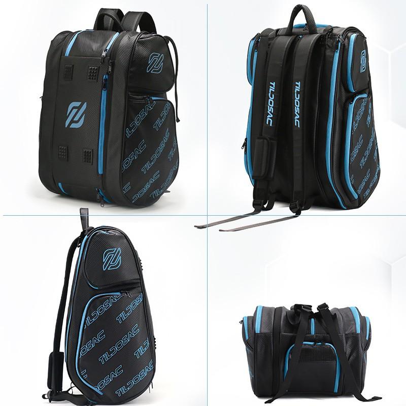 Detachable Multifunctional Sports Backpack Badminton Tennis Pickleball Large Capacity Outdoor Gym