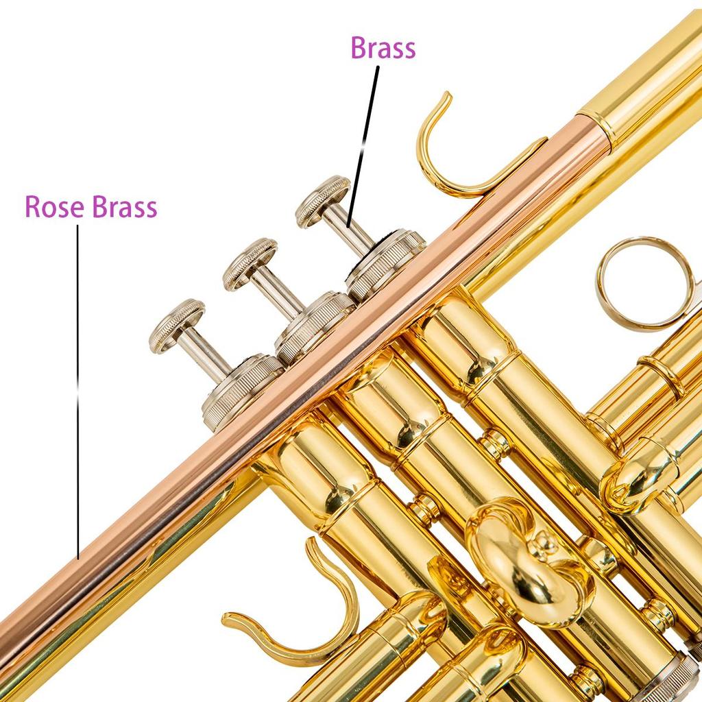 AUROSUS 6331 Bb стандартная мундштучная трубка для трубы фосфористая медь для начинающих или продвинутых студентов чехол тканевые перчатки духовые музыкальные инструменты