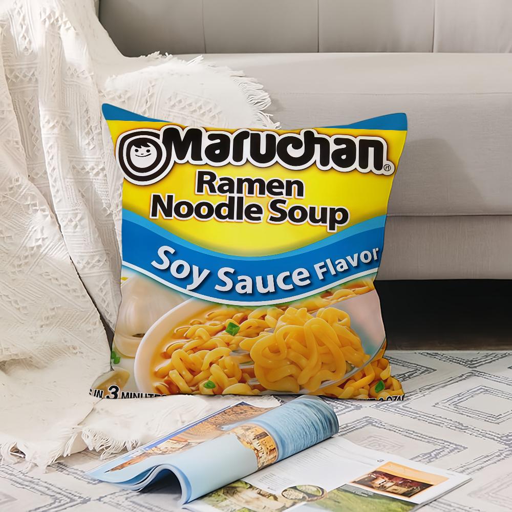 Модная наволочка с принтом M-Marucha R-Ramen, офисные подушки, подходит для дивана, автомобиля, спальни, декоративная наволочка