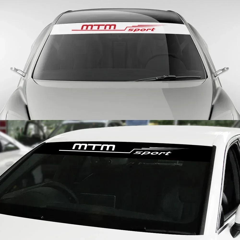ASRHP1 Car Front Window Sticker Windshield Sport Decals Exterior for Volkswagen VW MTM Logo Golf Passat Vinyl Film Waterproof Styling