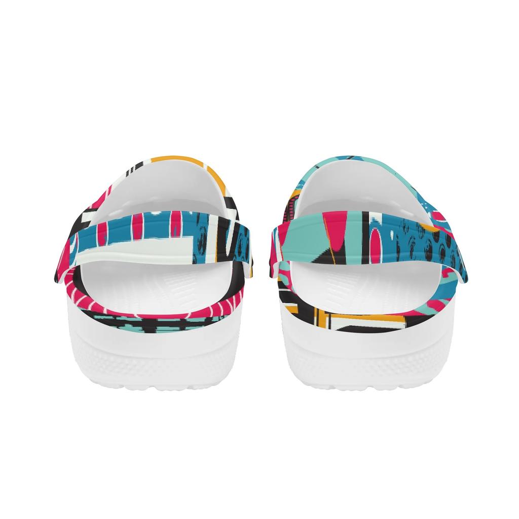 Colorful EVA Clogs Women Men Lightweight Breathable Slip On Garden Shoes Summer Beach Pool Bathroom Home Wear Pool Shower Use