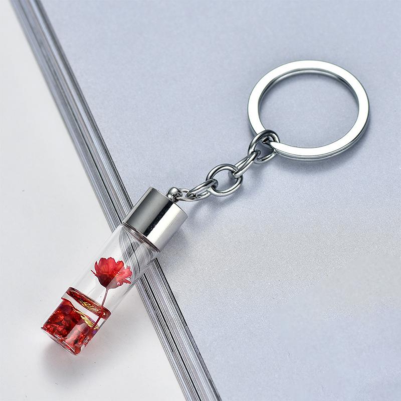 1шт брелок-подвеска в виде растений Mori Perpetual Flower брелок новые поступления стеклянная ваза кулон сухоцветы разноцветные