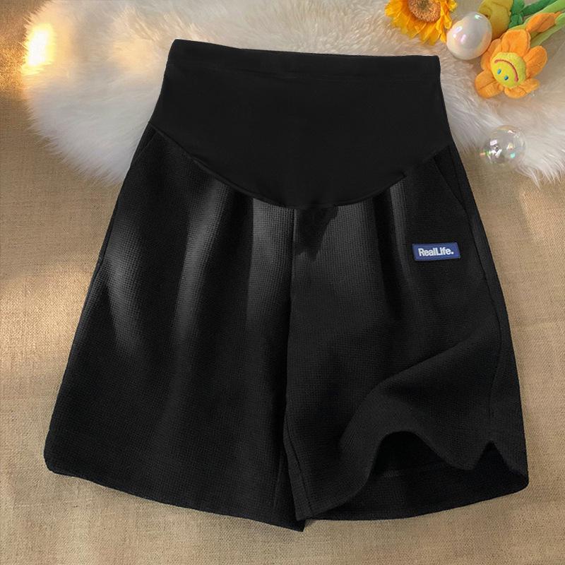 Летние шорты для беременных: Повседневные, Дышащие, Свободного кроя, С поддержкой живота спортивные брюки