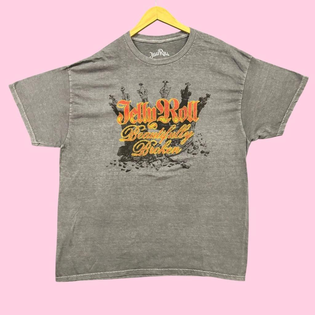 Jelly Roll Beautifully Broken Album Country Tee L