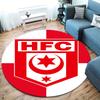 Hallescher FC Round Area Rug,Carpet Rug for Living Room Bedroom Sofa Playroom Decor,Non-slip Floor Mat