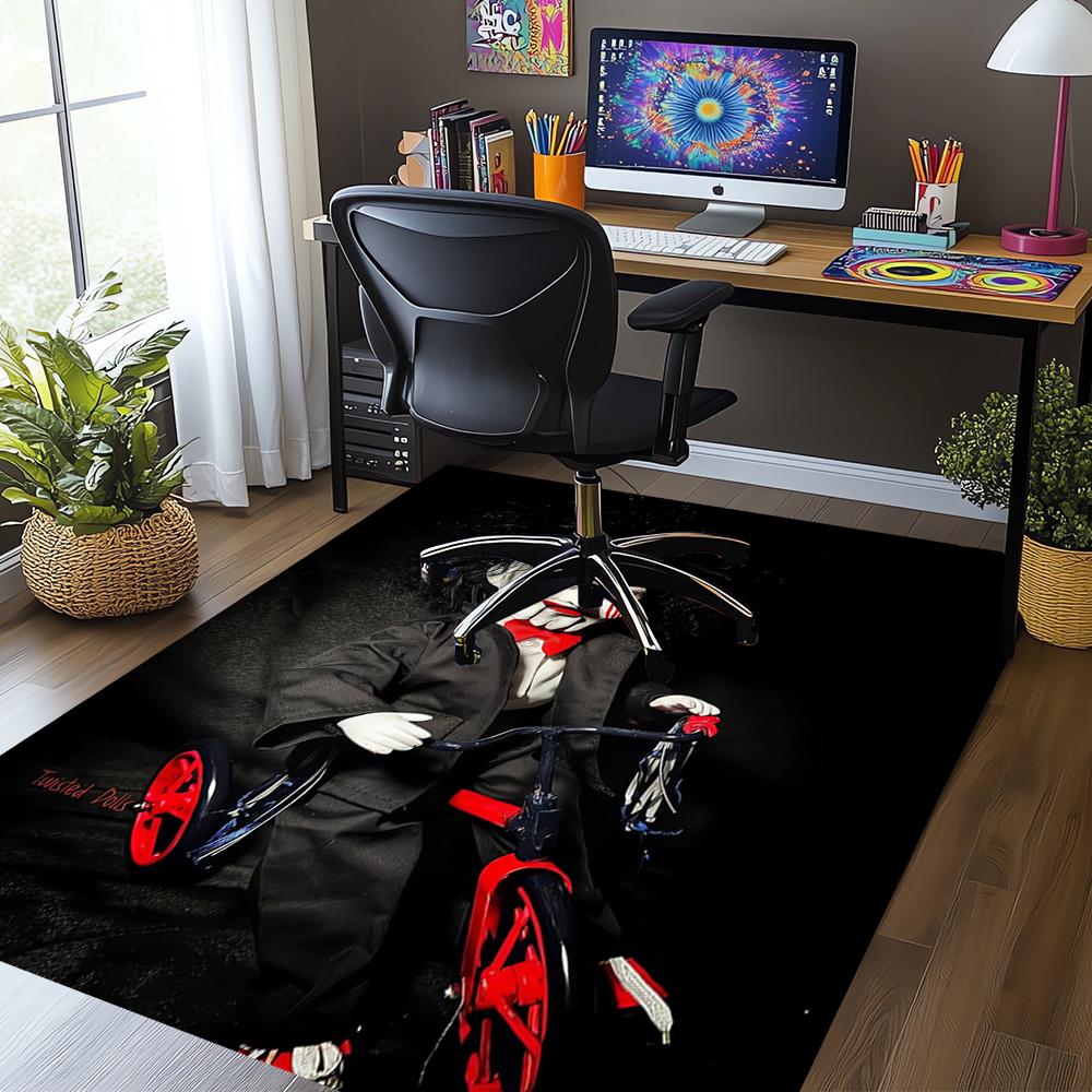 Halloween horror Printed Carpet,Rug,for Office Chair Living Room Bedroom Kitchen Room Decor Gifts.