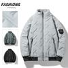 Мужская куртка осень и зима новая мужская хлопковая одежда модная короткая стойка воротник легкая хлопковая одежда мужская