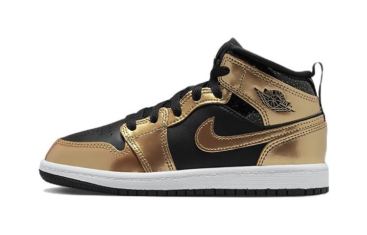 Jordan 1 Mid SE Металлический Золотой Черный PS DR6968-071