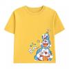 Детская футболка Potdemiel Summer New Doraemon, удобная и дышащая, подходит для мальчиков и девочек