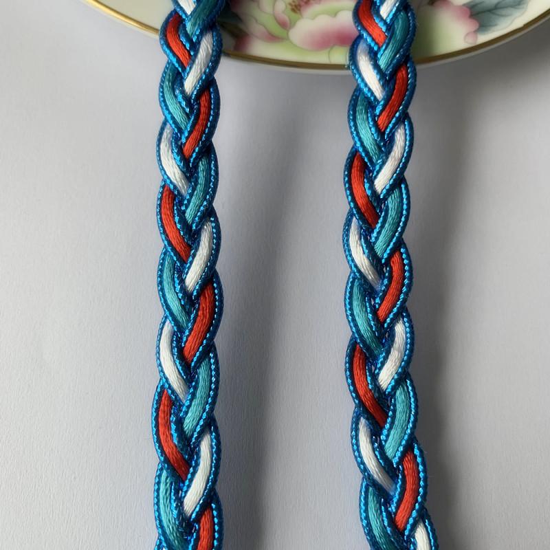 4m/13.12ft Each Pack Lace Trims Dress Curtain Handmake DIY Sewing Craft Ribbons Edge Curve Home Dinner Hair Decoration Big Wide 1.2cm/0.47inch