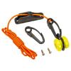 Downrigger Weight Retriever 86.6-Inch Cord with Snap Fairlead Cleat Boat Fishing Tool for Trolling and Deep-Sea Fishing