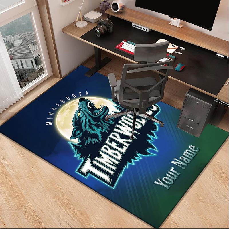 Custom NameMinnesota Logo Carpet, Indoor Rug, Chair Rug, Living Rooms, Doormat Made From Polyester Home Decor Birthday Christmas Gifts