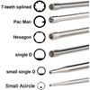 Pack of 12 Carburetor Adjustment Tool and Cleaning Kit for 2-Cycle Small Engine for Trimmer Chainsaw