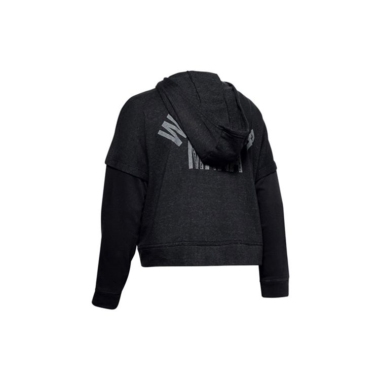 Under Armour Толстовка X Project Rock Terry Hoodie Женская Черный 1351807-001