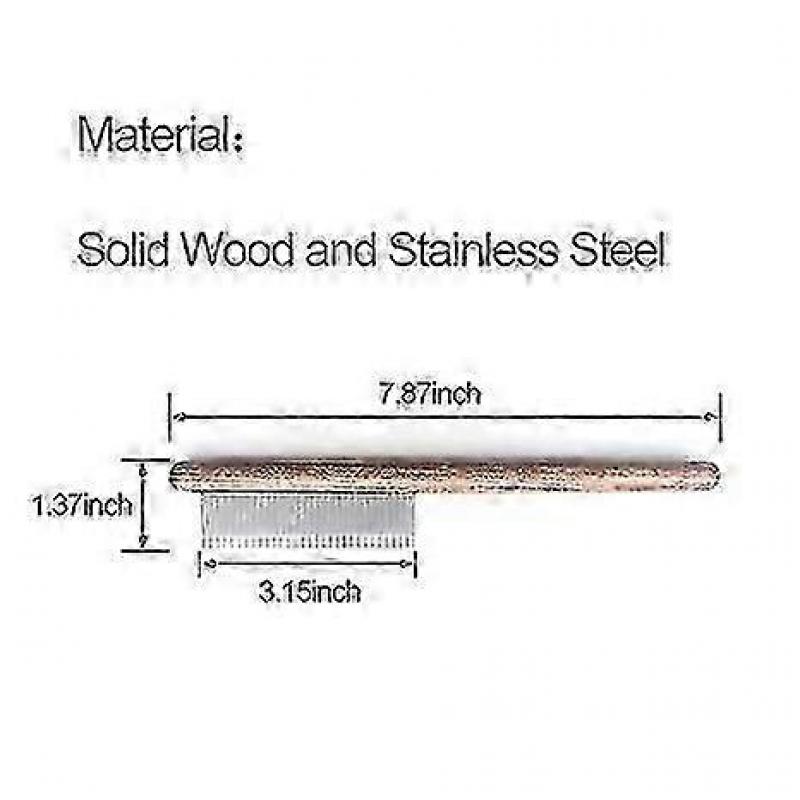 Cat comb,dog comb,Solid Wood Pet Comb Grooming Tool for Cats,Dogs