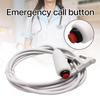 Push Button Cord Cable for Nurse Station 6.35mm Mono Plug Nurse Call Cord Universal Replace Nurse Call Cord with Clip